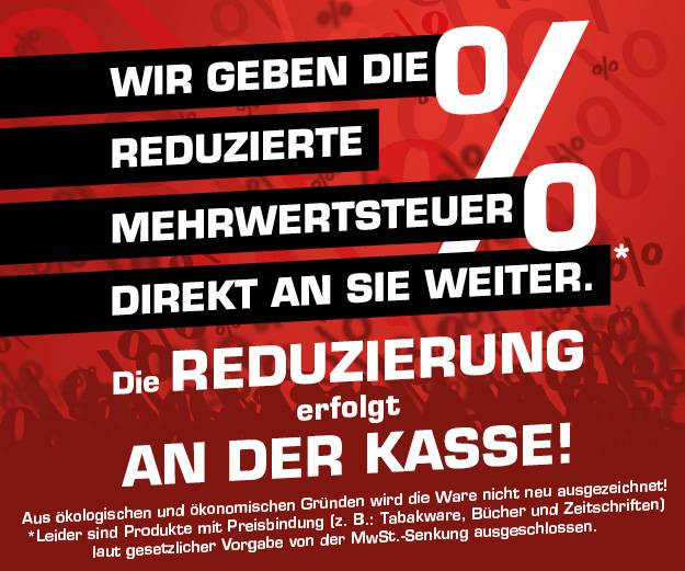 Mehrwertsteuersenkung Weitergabe an Kunden
